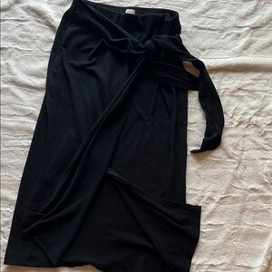Black Women's Slit Skirt